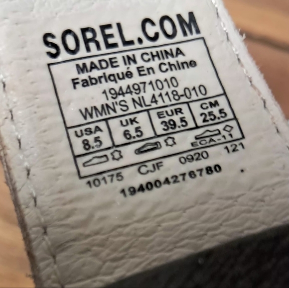 Sorel Joanie II High Ankle Lace Wedges Size 8.5 - Picture 4 of 8